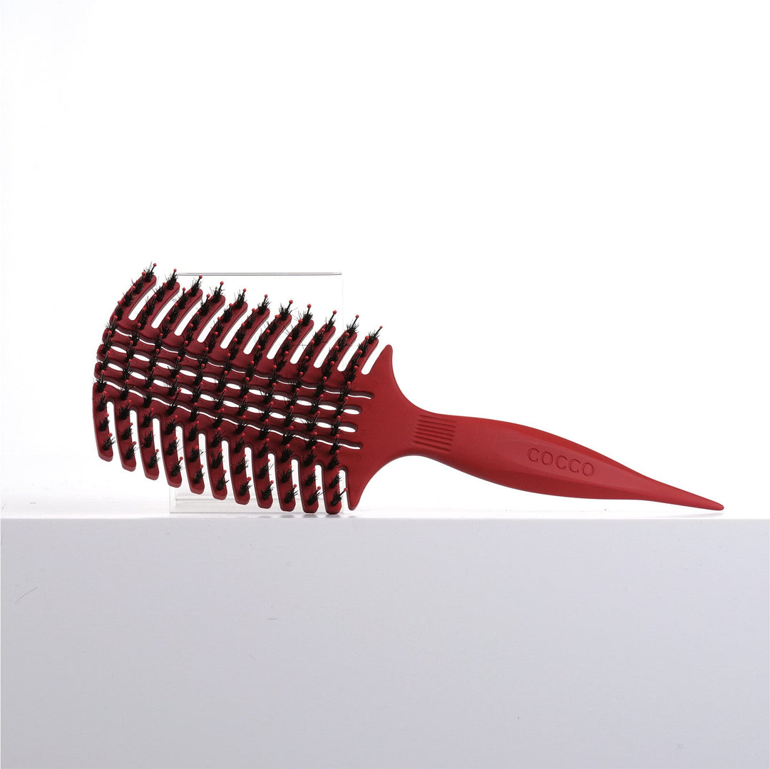 COCCO® Aura Vent Boar Brush (Red)