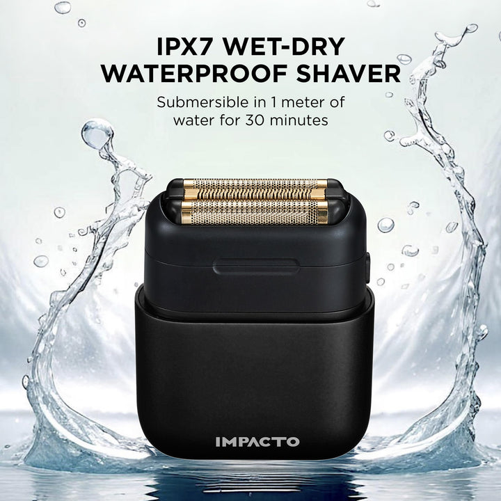 Impacto Micro Wet-Dry Shaver (Black)