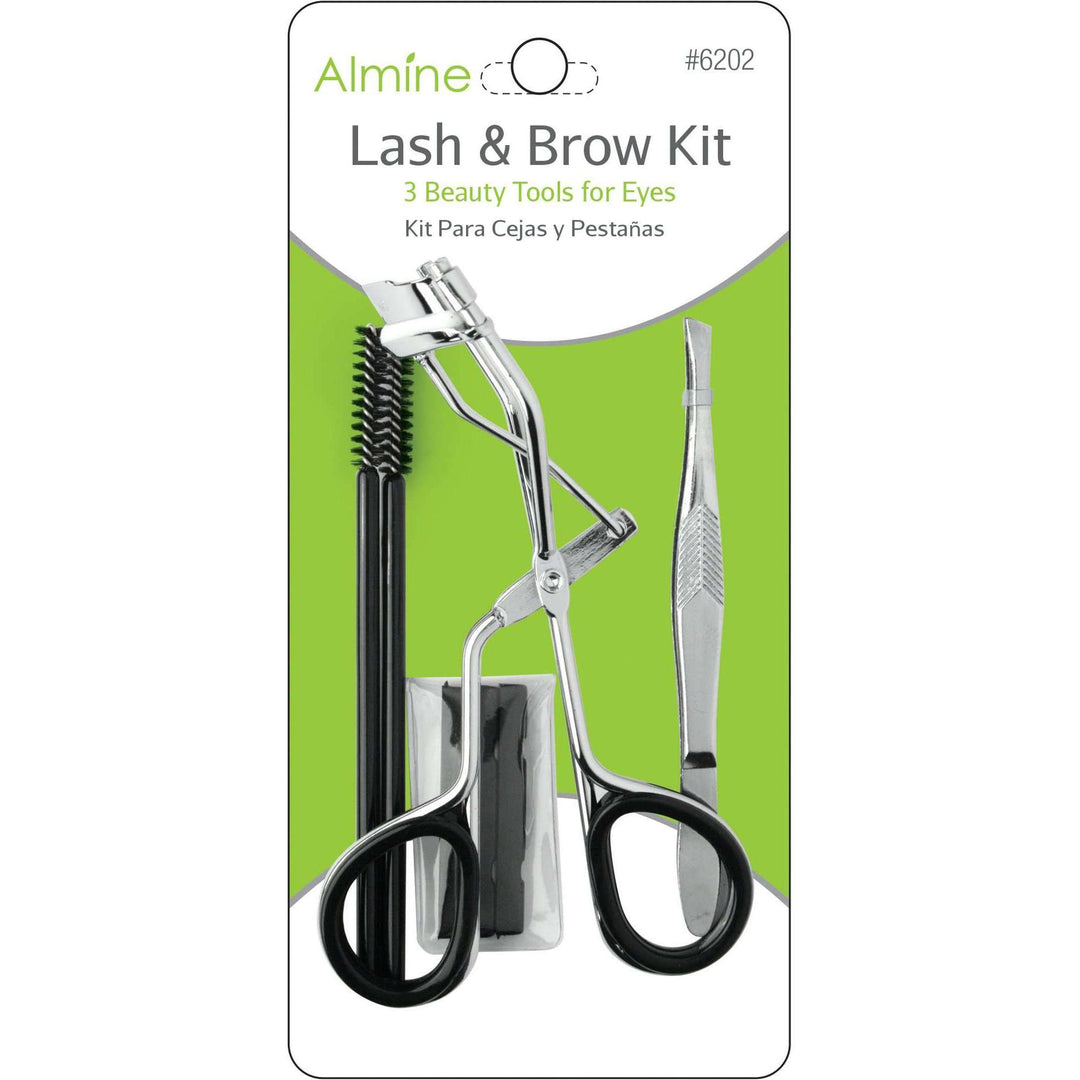 Almine Brow Grooming Kit, 5 Piece Set, Silver