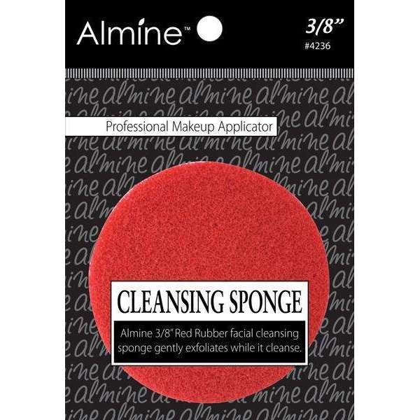 Almine Cleansing Sponge 3/8 Inch, 1 Count, Red