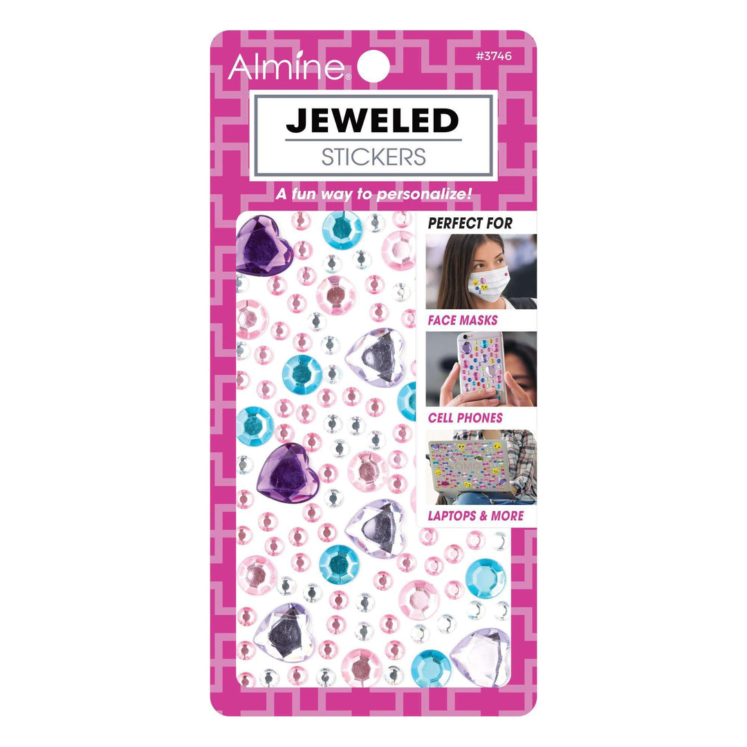 Almine Jeweled Stickers, Assorted