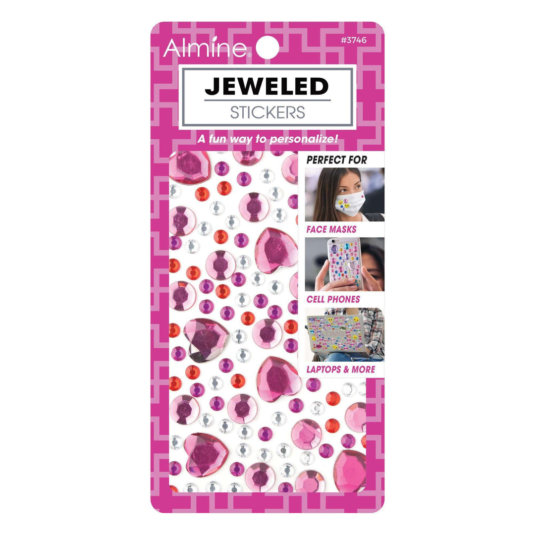 Almine Jeweled Stickers, Assorted
