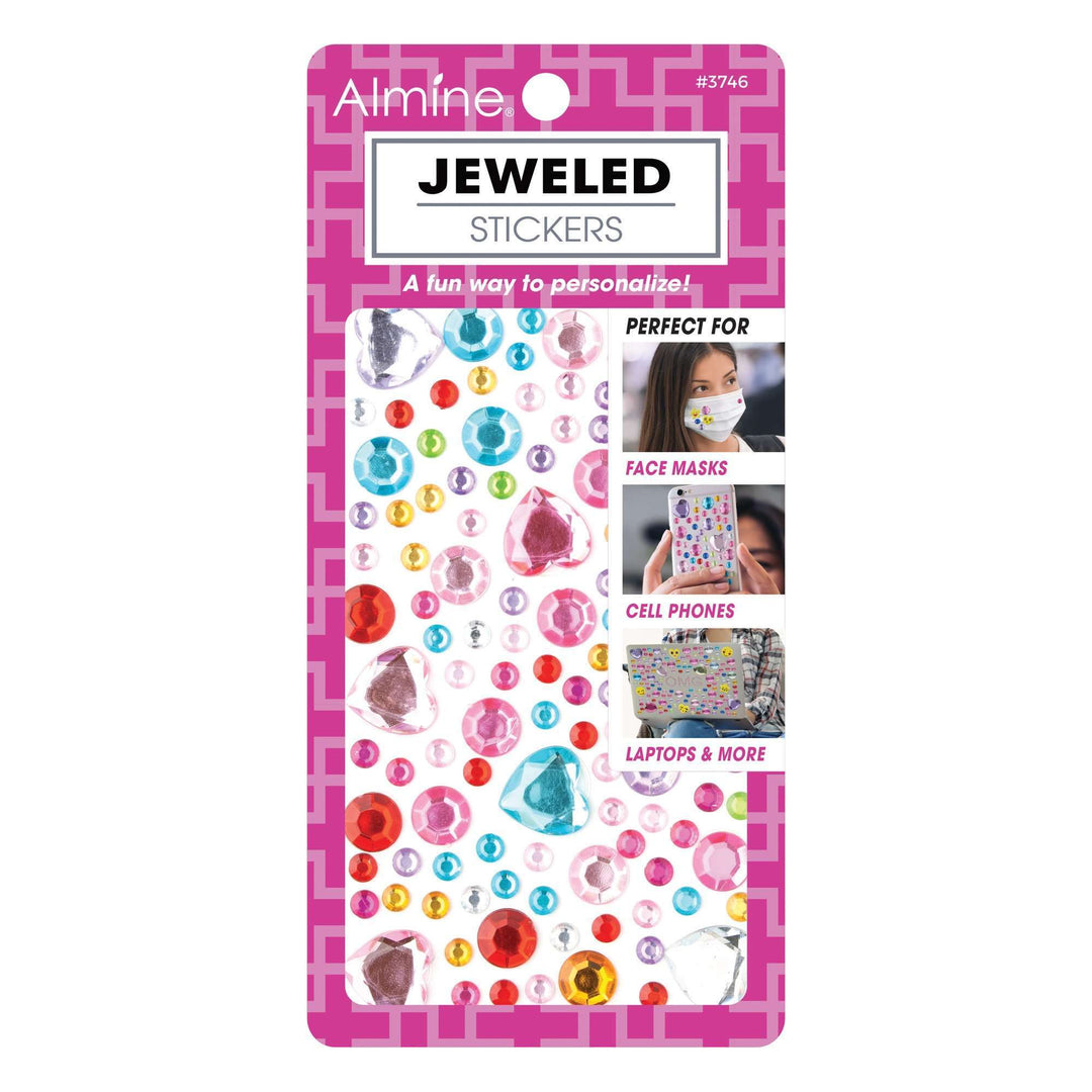 Almine Jeweled Stickers, Assorted