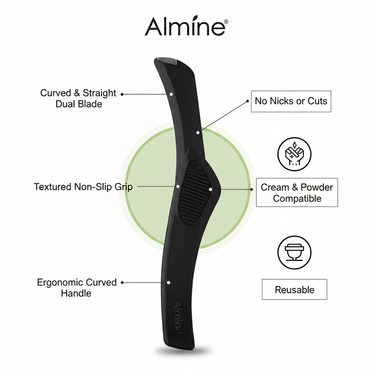 Almine No Razor Shaver Black