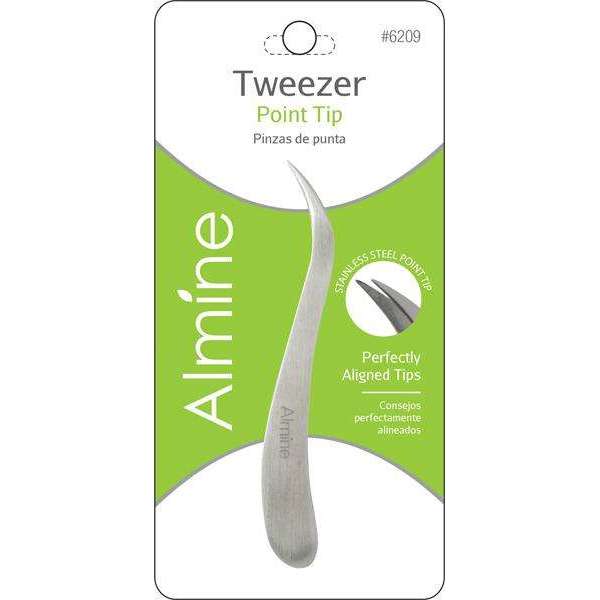 Almine Stainless Steel Point Tip Tweezers