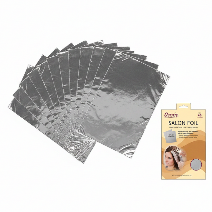 Annie Aluminum Hair Coloring Salon Foil Sheets Small, 45 Count, Silver