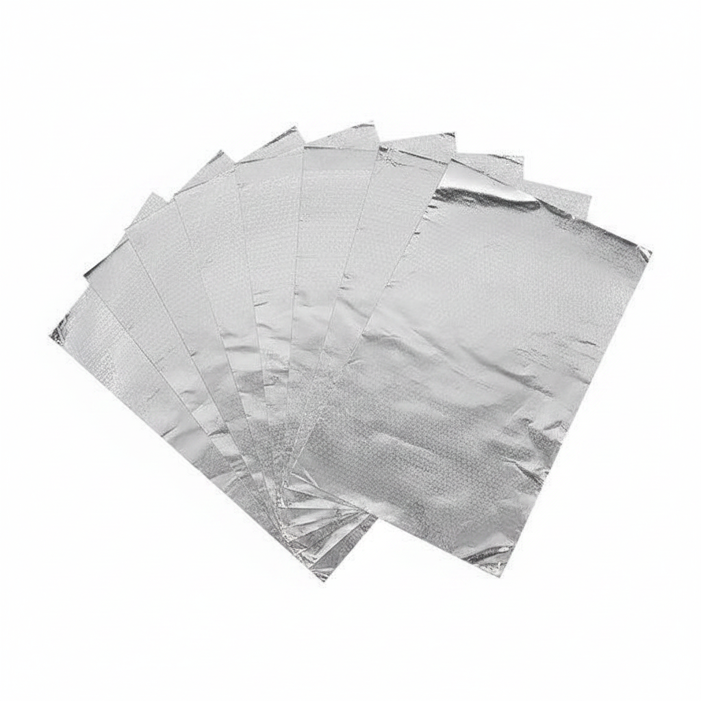 Annie Aluminum Hair Coloring Salon Foil Sheets, 45 Count, Silver