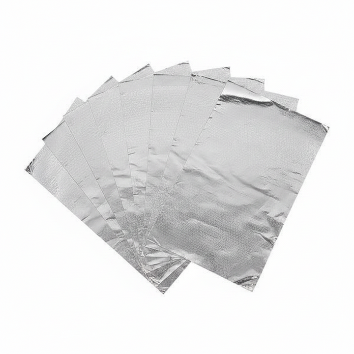 Annie Aluminum Hair Coloring Salon Foil Sheets, 45 Count, Silver