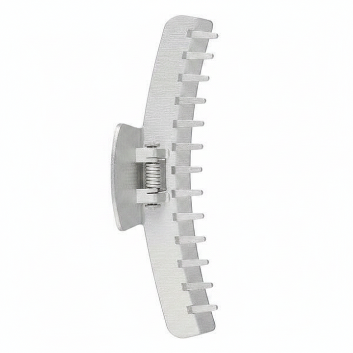 Annie Aluminum Wave Clamps 3 Inch, 4 Count, Silver