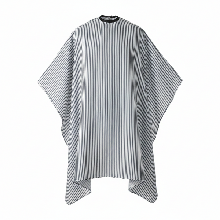 Annie Barber Styling Cloth Cutting Cape, 1 Count, Blue & White Striped