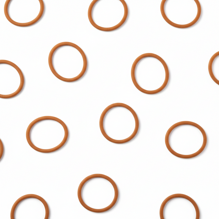 Annie Hair Rubber Bands Assorted Sizes, 300 Count, Brown