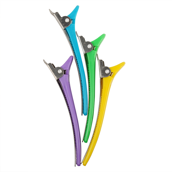 Annie Grip Control Hair Clips 4 Inch, 4 Count, Assorted Color