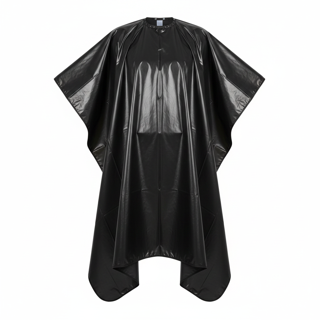 Annie Disposable Cutting Cape, 50 Count, Black
