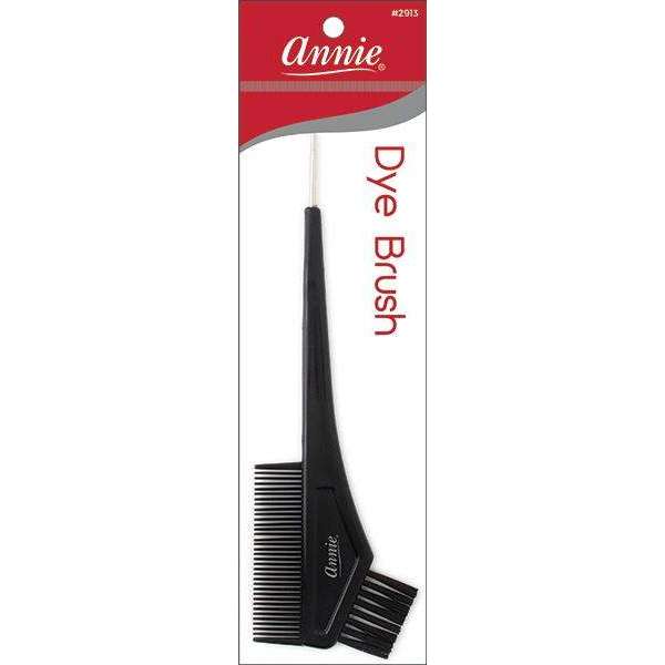 Annie Hair Dye & Tinting Brush With Comb And Metal Tip, 1 Count, Black