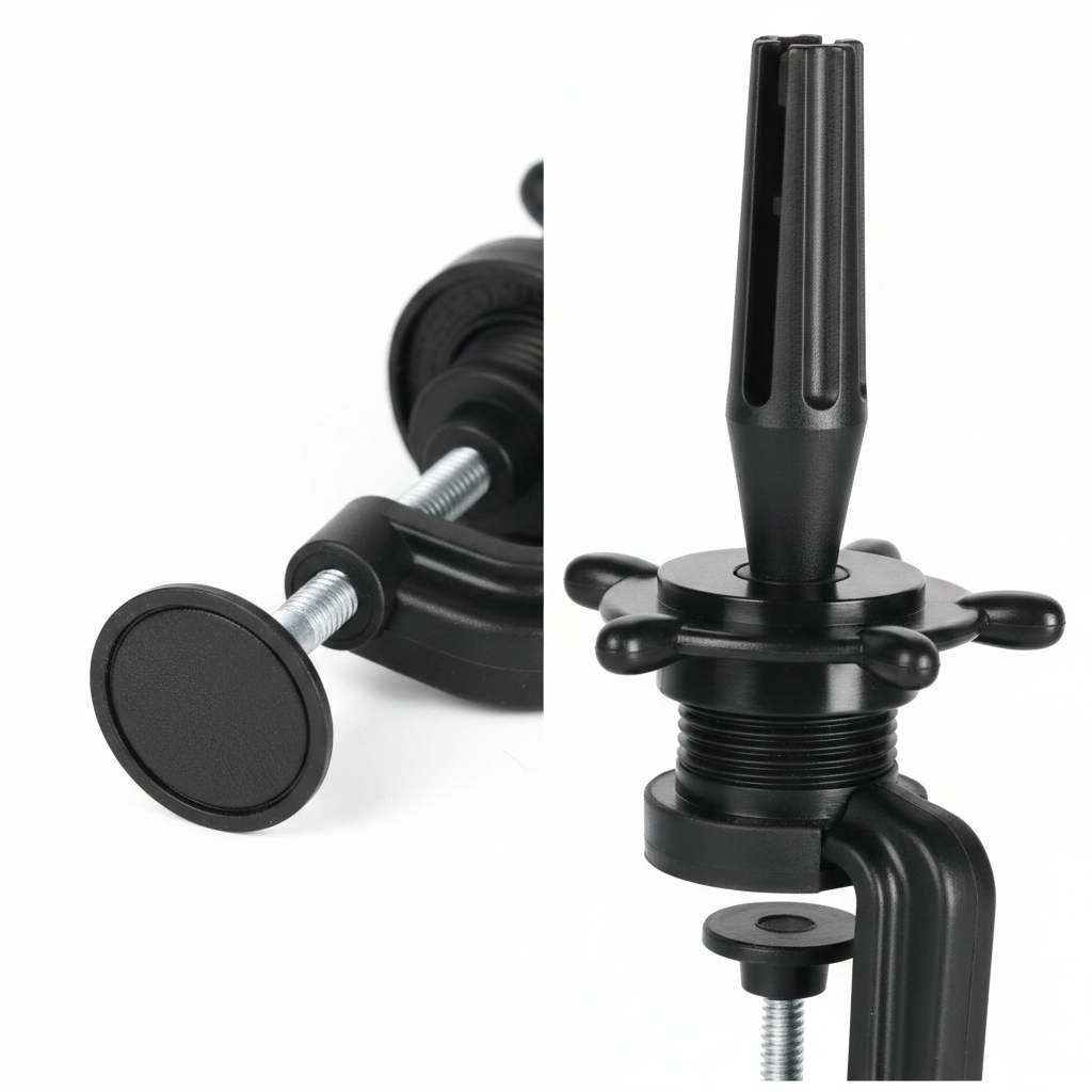 Annie Econo Clamp Mannequin Head Holder, 1 Count, Black