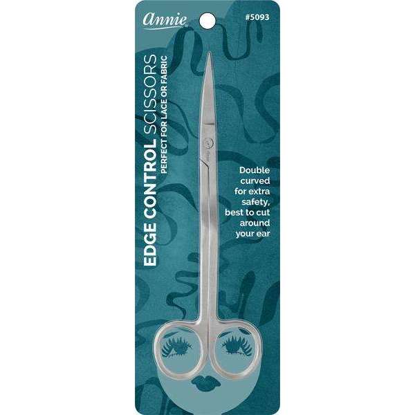 Annie Edge Control Wig Scissors Curved Tip 5.9"