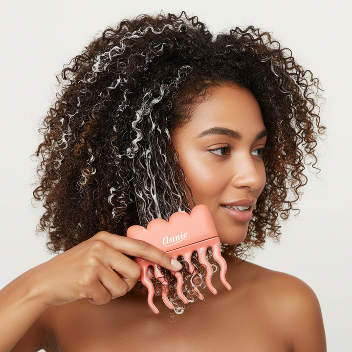Annie Effortless Detangler Wavy Pik, 1 Count, Orange