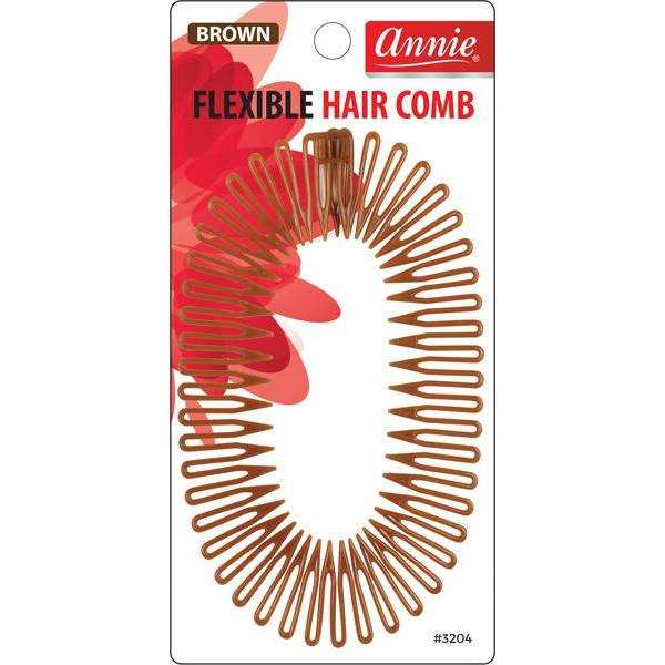 Annie Flexible Hair Comb, 1 Count, Brown