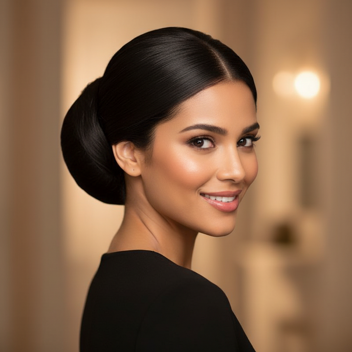 Annie Hair Bun Donut 3.5 Inch, 1 Count, Black