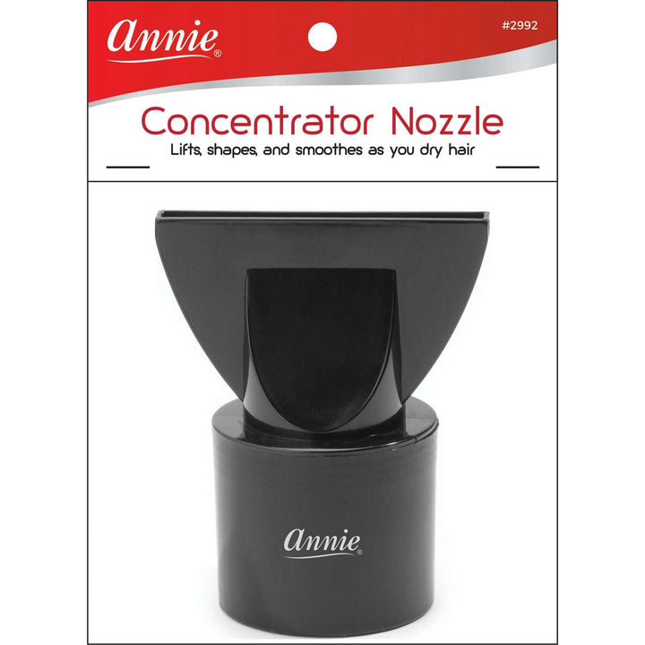 Annie Hair Dryer Concentrator Attachment, 1 Count, Black