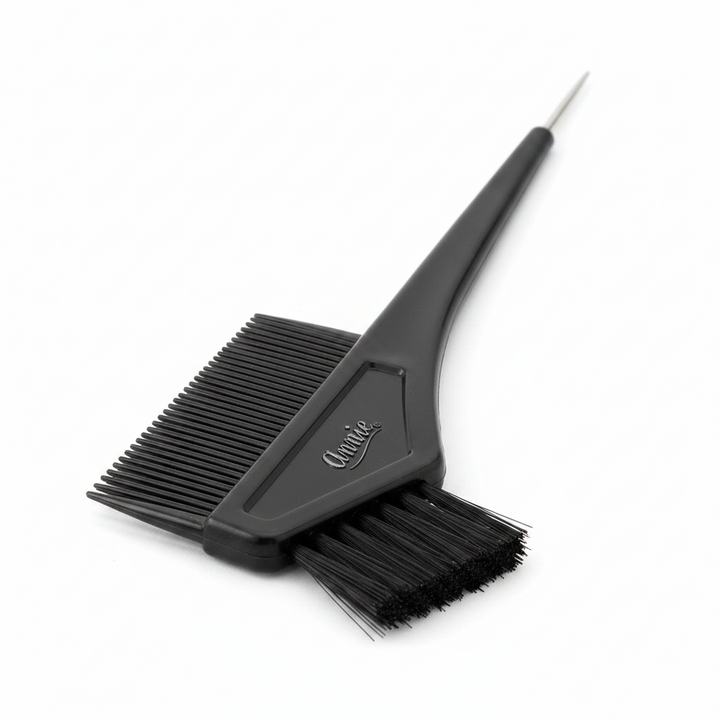 Annie Hair Dye & Tinting Brush With Comb And Metal Tip, 1 Count, Black