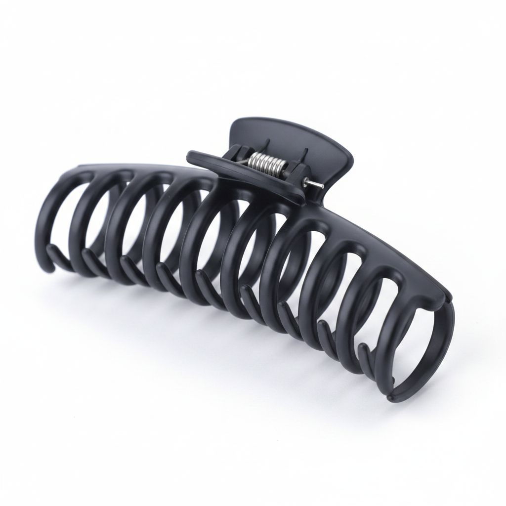 Annie Hair Jaw Clip 12cm, 1 Count, Matte Black
