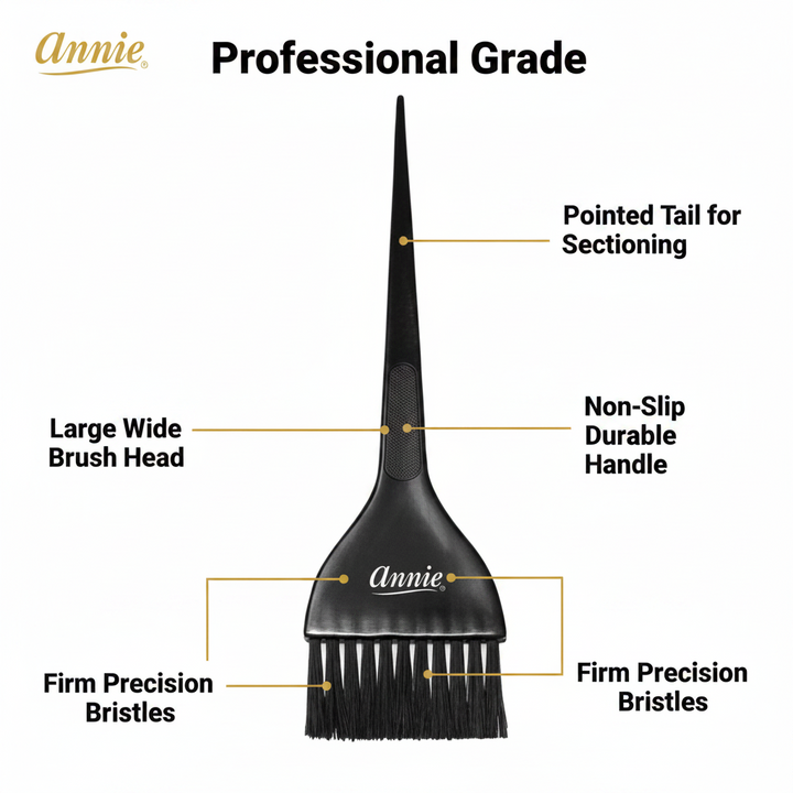 Annie Hair Tinting Brush Large, 1 Count, Black