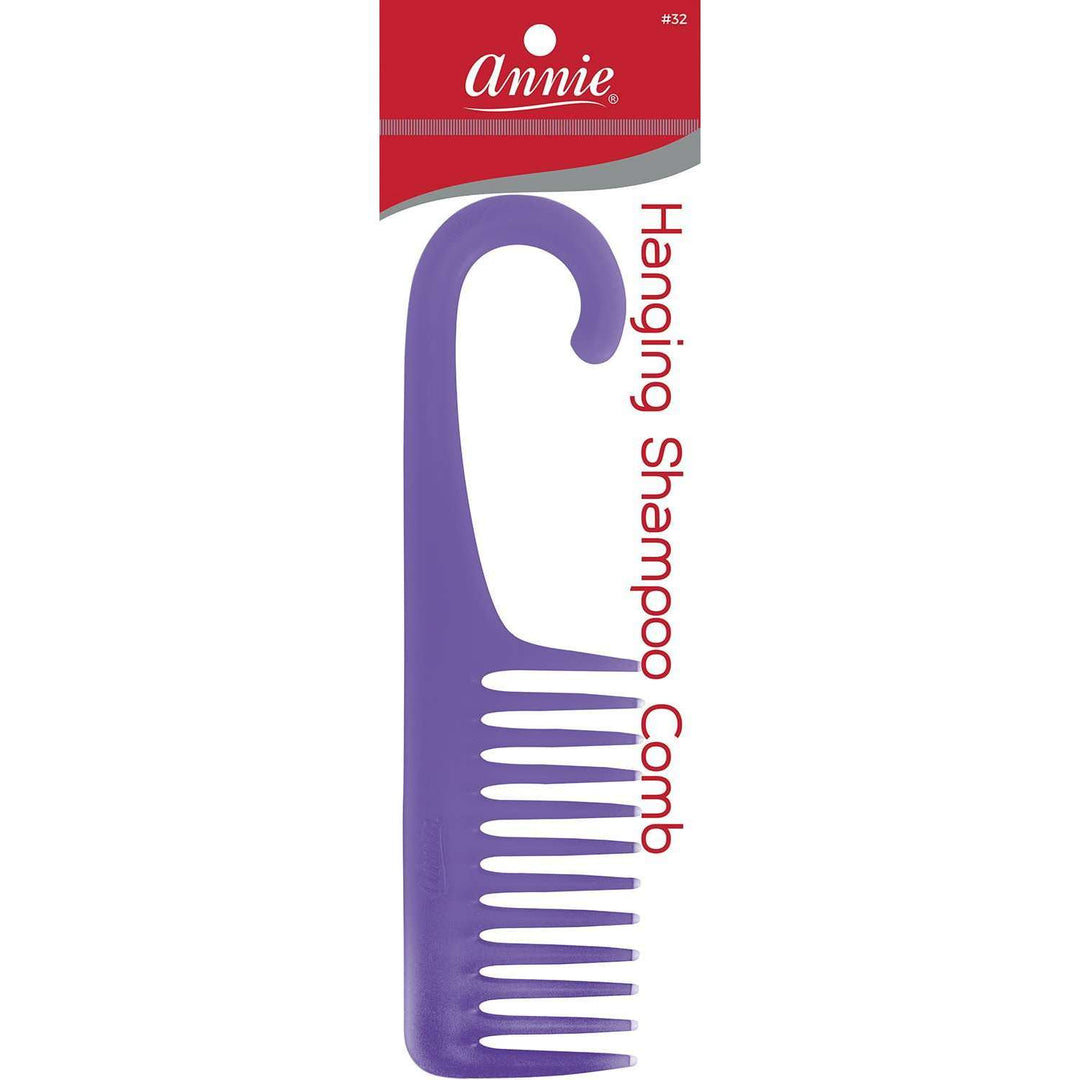Annie Hanging Shampoo Comb, 1 Count, Assorted Colors