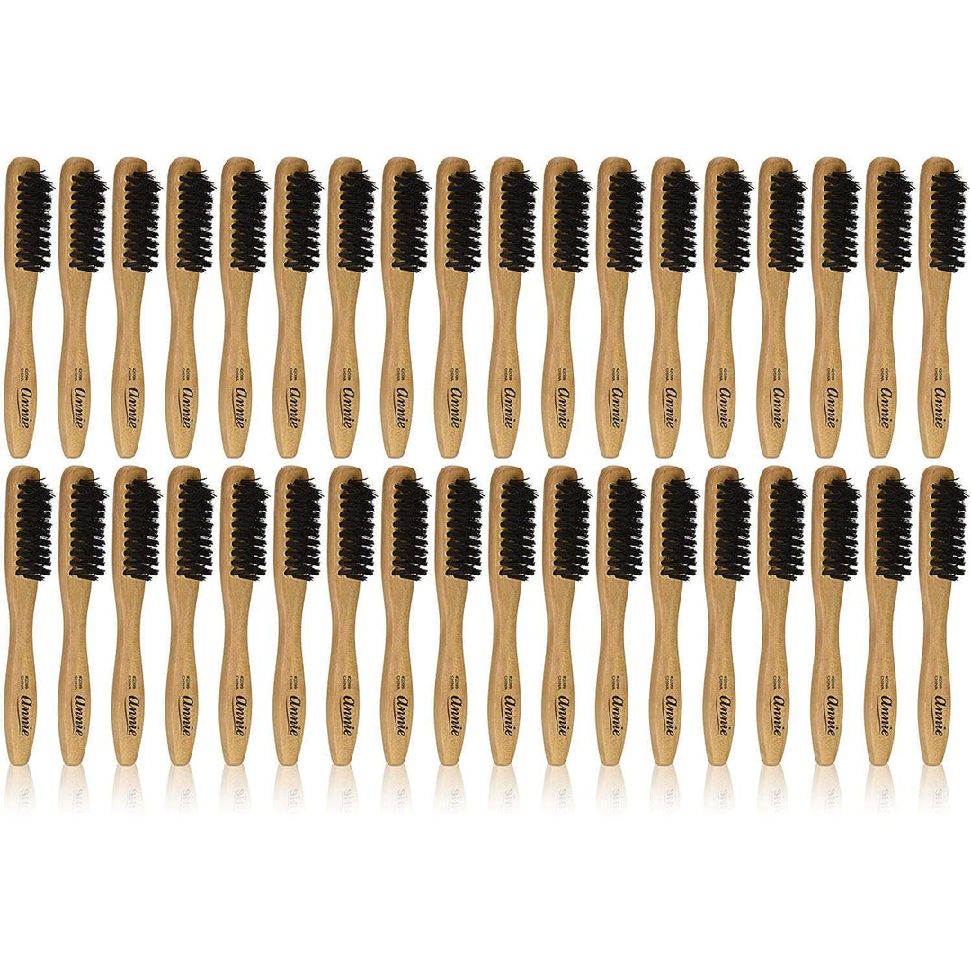 Annie Hard Cleaning Brush Display, 36 Count Bulk Bristle Brush, Light Brown