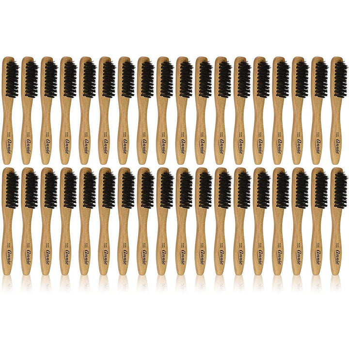 Annie Hard Cleaning Brush Display, 36 Count Bulk Bristle Brush, Light Brown