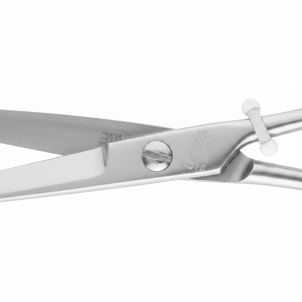 Annie Ice Tempered Stainless Steel Hair Shears 5.5 Inch, 1 Count, Silver
