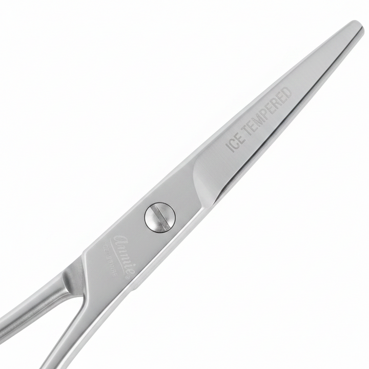 Annie Ice Tempered Stainless Steel Hair Shears 6.5 Inch, 1 Count, Silver