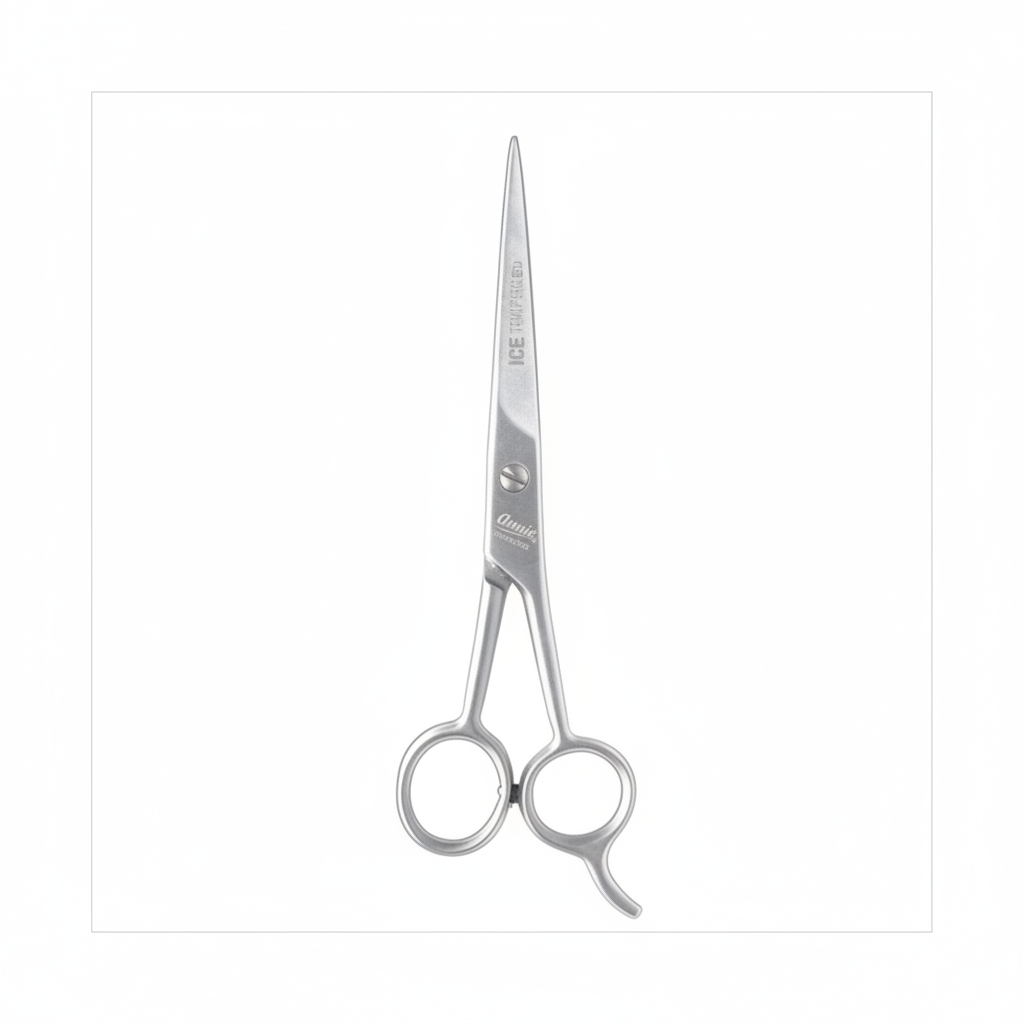 Annie Ice Tempered Stainless Steel Hair Shears 6.5 Inch, 1 Count, Silver