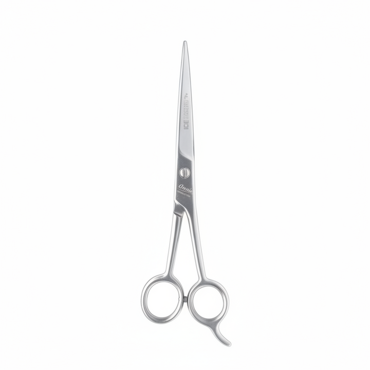 Annie Ice Tempered Stainless Steel Hair Shears 7.5 Inch, 1 Count, Silver
