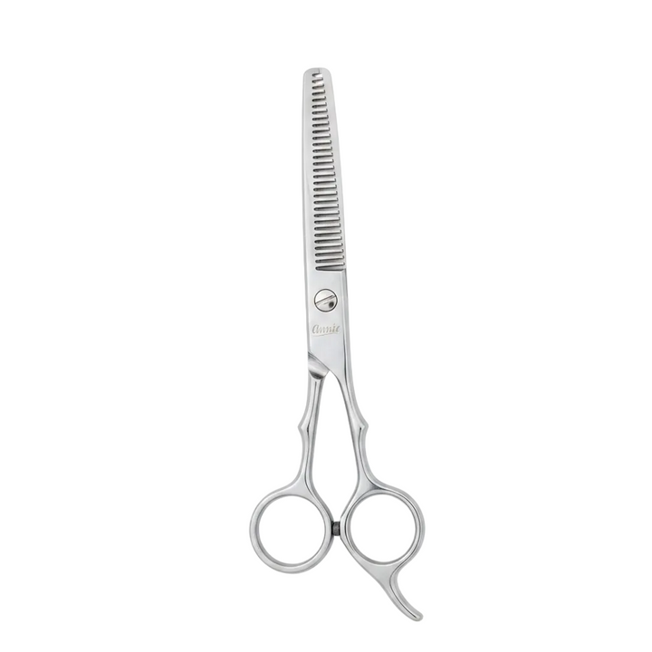 Annie Ice Tempered Stainless Steel Hair Thinning Shears 7 Inch, 1 Count, Silver