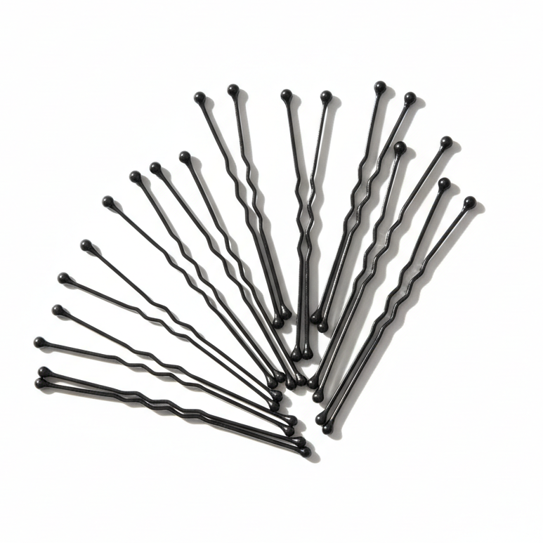Annie Jumbo Bob Pin 3 Inch, 80 Count, Black