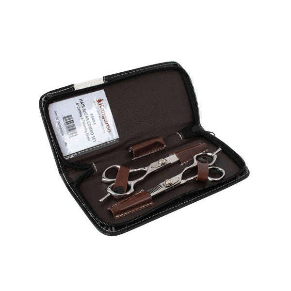Annie Kangaroo Professional Cutting & Thinning Shears, 2 Piece Set, Silver