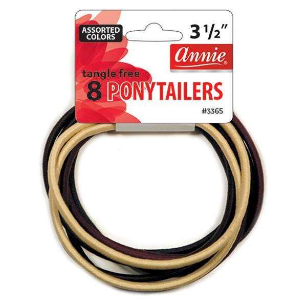 Annie Tangle Free Ponytailers, 8 Count, Assorted Colors