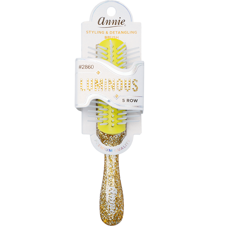 Annie Luminous 5 Row Styling Brush, 1 Count, Assorted Colors