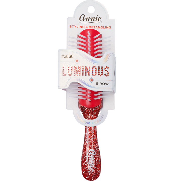 Annie Luminous 5 Row Styling Brush, 1 Count, Assorted Colors