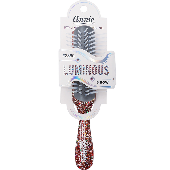 Annie Luminous 5 Row Styling Brush, 1 Count, Assorted Colors
