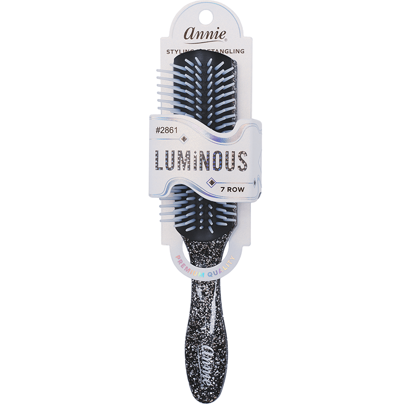 Annie Luminous 7 Row Styling Brush, 1 Count, Assorted Colors