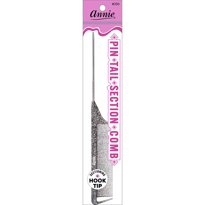 Annie Luminous Pin Tail Section Comb Asst Colors