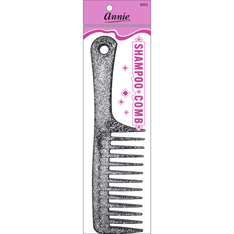Annie Luminous Shampoo Comb, 1 Count, Assorted Colors