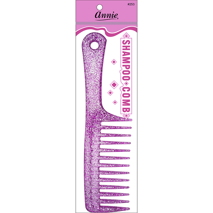 Annie Luminous Shampoo Comb, 1 Count, Assorted Colors