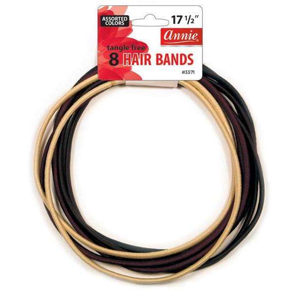 Annie No Tangle Hair Band 5.5 Inch, 8 Count, Assorted Color