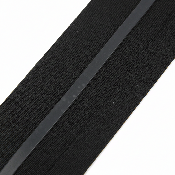 Annie Non-Slip Headband Black Silicone Lining 4.5cm Wide, 1 Count, Black