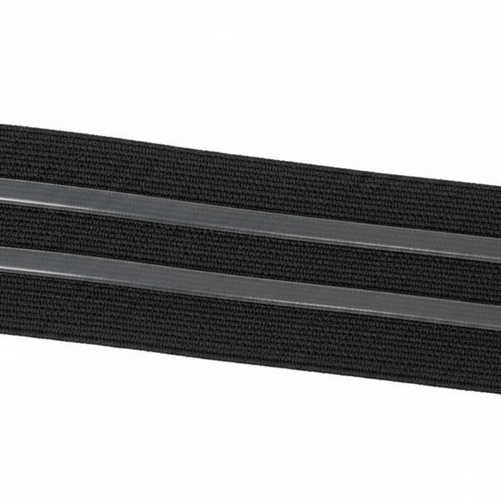 Annie Non-Slip Headband Black Silicone Lining 3cm, 1 Count, Black