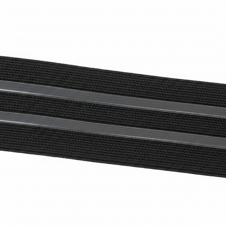 Annie Non-Slip Headband Black Silicone Lining 3cm, 1 Count, Black