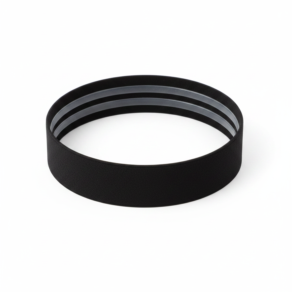Annie Non-Slip Headband Black Silicone Lining 3cm, 1 Count, Black